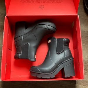 Hunter Block Heel Boot